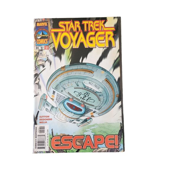 Marvel Star Trek Voyager #12 1997 Comic Book Collector Bagged Boarded - Picture 1 of 2
